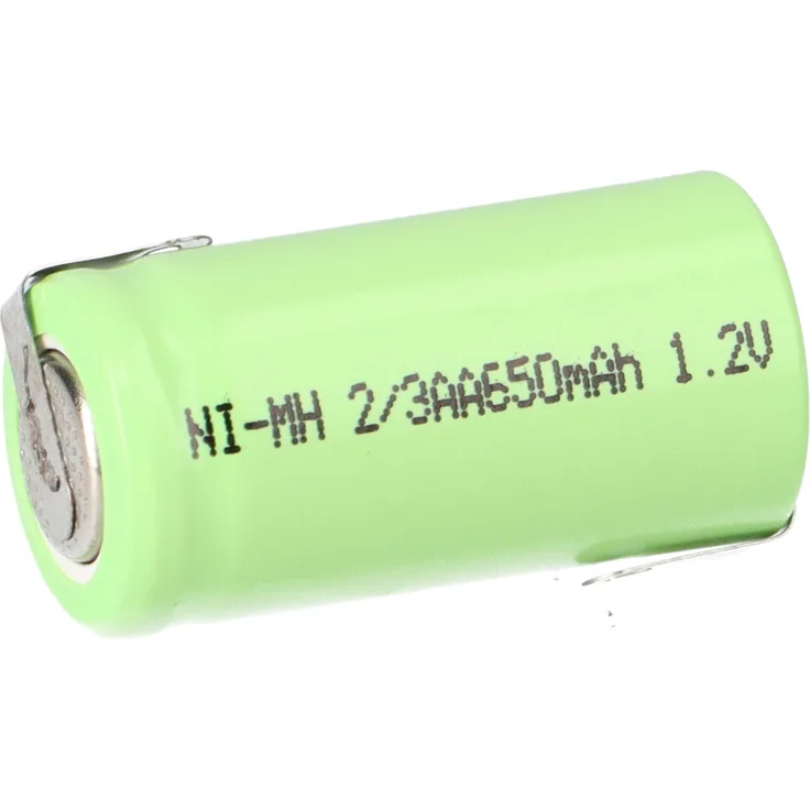 Akku Zelle 1,2V 650mAh 2-3AA mit Z Lötfahne NiMH