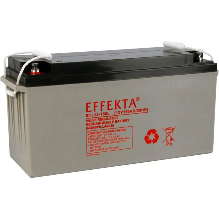 Effekta BTL 12-150L Blei-Vlies Akku AGM VRLA 12V 150Ah