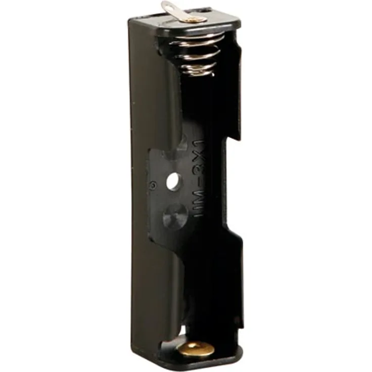 BATTERIEHALTER FÜR 1 x AA-BATTERIEN (MIT LÖTFAHEN)