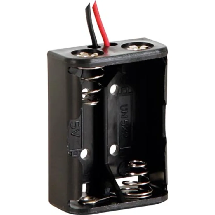BATTERIEHALTER FÜR 2 x N-BATTERIEN (MIT KABELN)