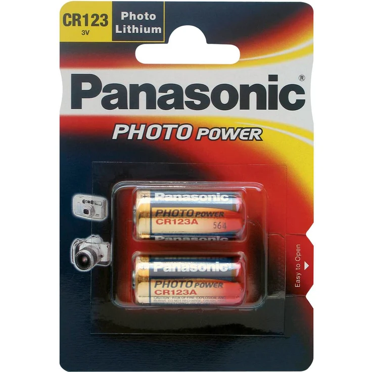 Panasonic Lithium Photo CR-123AL-2BP, Batterie, CR-123AL-2BP – Bild 2