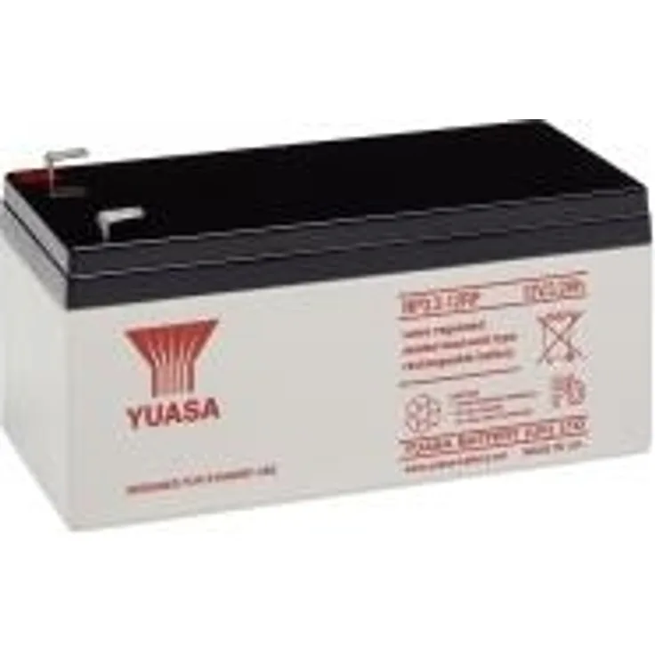 Wentronic Yuasa Bleiakku 12V 3,2Ah (NP3.2-12) wiederaufladbar für USV Notstrom
