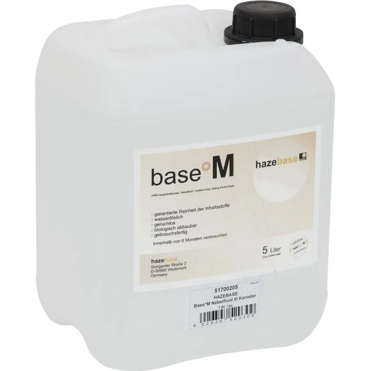 Hazebase Base M Nebelfluid 5l Kanister