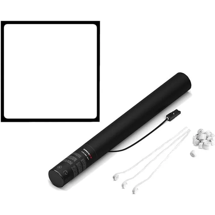 MAGICFX Elektrische Streamerkanone, 50cm, Weiß