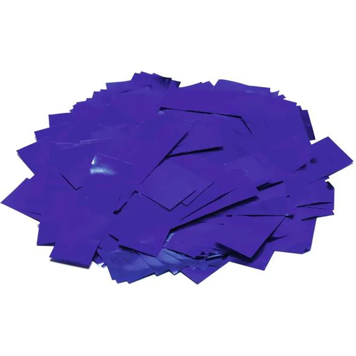 TCM FX Metallic Konfetti rechteckig 55x18mm, blau, 1kg