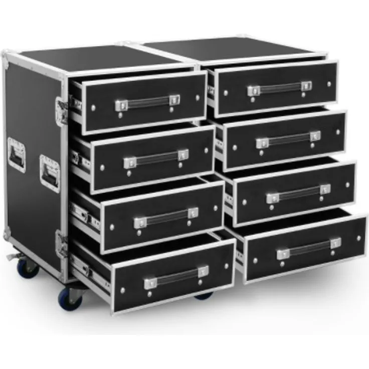 Power Dynamics PD-FA4 8 Schubladen Technik Flightcase