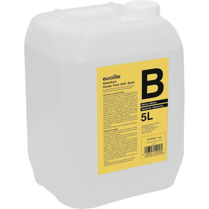 Eurolite Nebelfluid Eurolite, B2D, mittel-mittel, 5 l ( à 5 LITER)