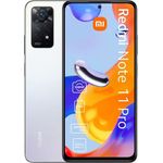 Xiaomi Redmi Note 11 Pro Smartphone 16,94cm (6,67 Zoll) AMOLED-Display, 128GB interner Speicher, 6GB RAM, Dual-SIM, Android 11, Polar White