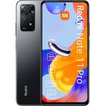 Xiaomi Redmi Note 11 Pro Smartphone 16,94cm (6,67 Zoll) AMOLED-Display, 128GB interner Speicher, 6GB RAM, Dual-SIM, Android 11, Graphite Gray