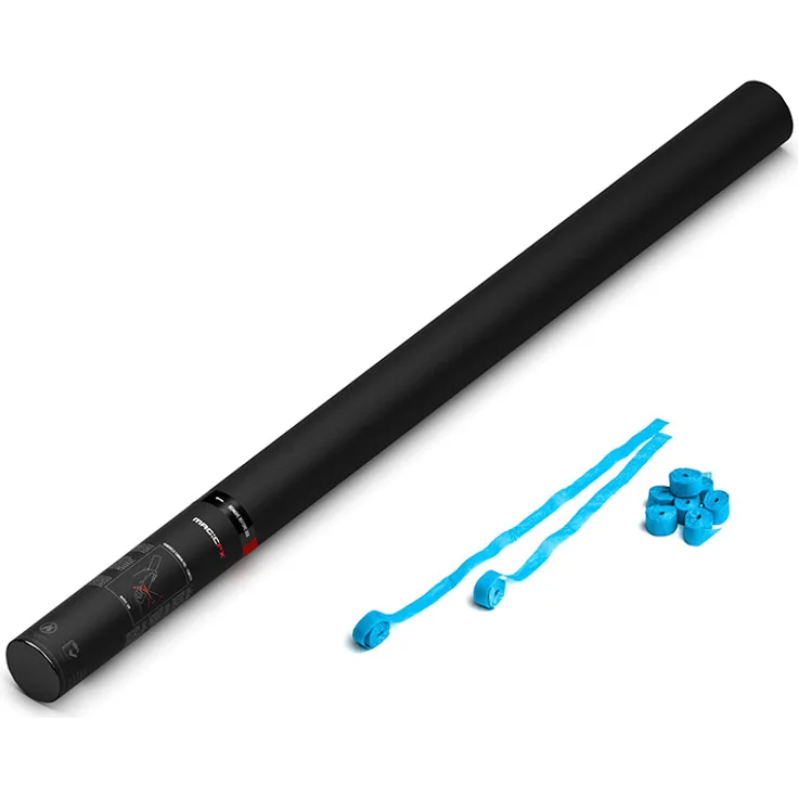 Magic FX Handbetriebene Streamerkanone PRO 80cm - Hellblau