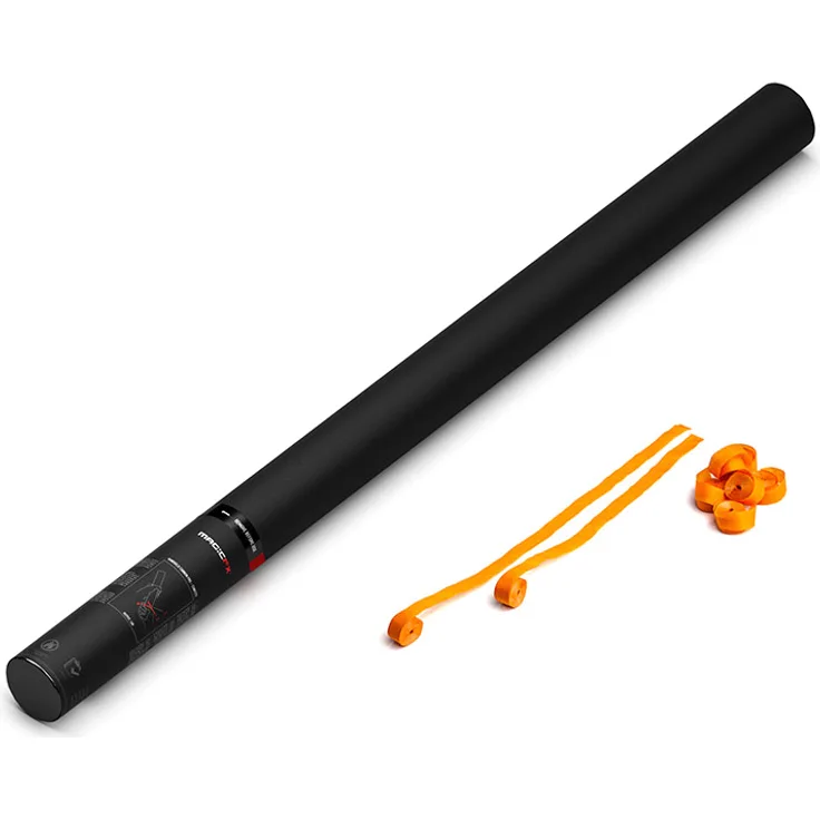 Magic FX Handbetriebene Streamerkanone PRO 80cm - Orange