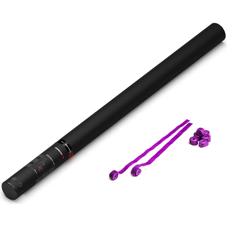 Magic FX Handbetriebene Streamerkanone PRO 80cm - Lila
