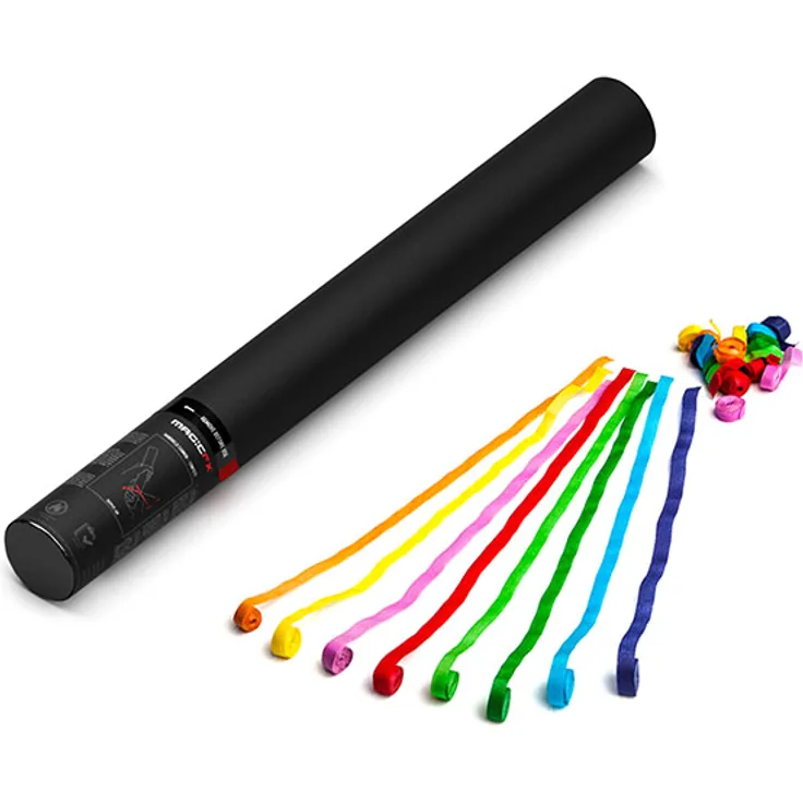 Magic FX Handbetriebene Streamerkanone 50cm - Bunt