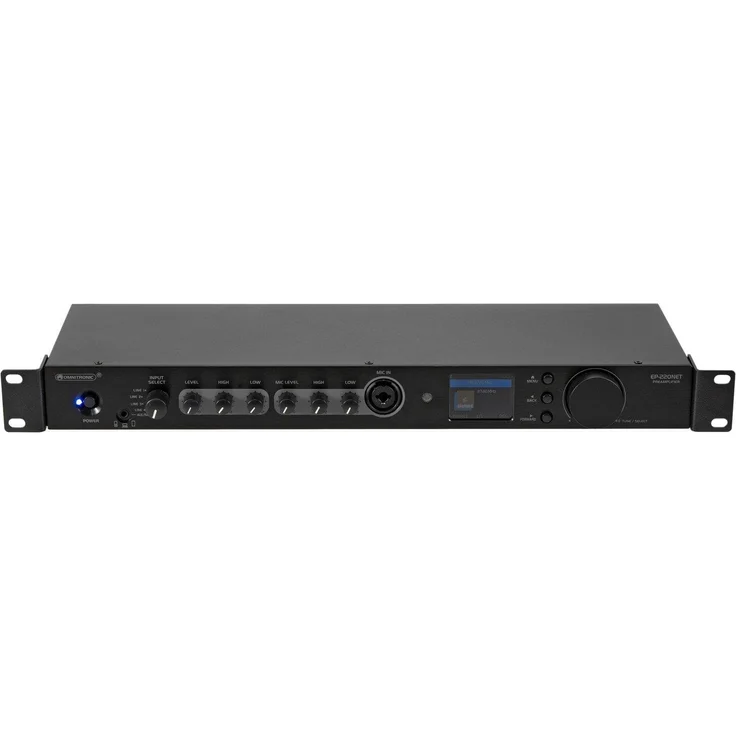 OMNITRONIC EP-220NET Vorverstärker mit Internetradio, DAB+ und Bluetooth – Bild 1