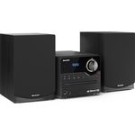 Sharp XL-B517D. Heim-Audio-Mikrosystem, Schwarz, DAB+, FM