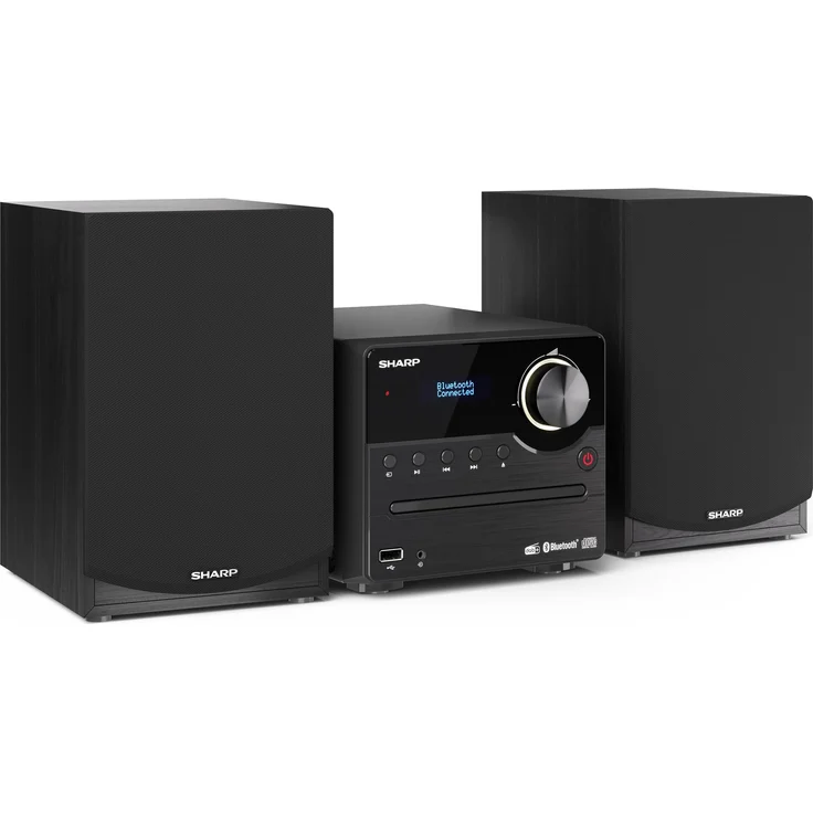 Sharp XL-B517D. Heim-Audio-Mikrosystem, Schwarz, DAB+, FM – Bild 1