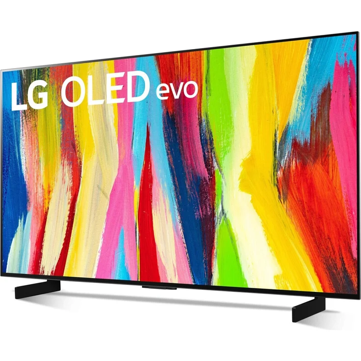 LG OLED42C27LA 106 cm (42 Zoll) OLED evo Smart TV (Ultra HD, Dolby Vision IQ, Dolby Vision, HDR10, HLG, OLED) Twin-HD-Triple-Tuner (Sat, Antenne, Kabel) Modelljahr 2022 Energieklasse G (DE-Modell) – Bild 5