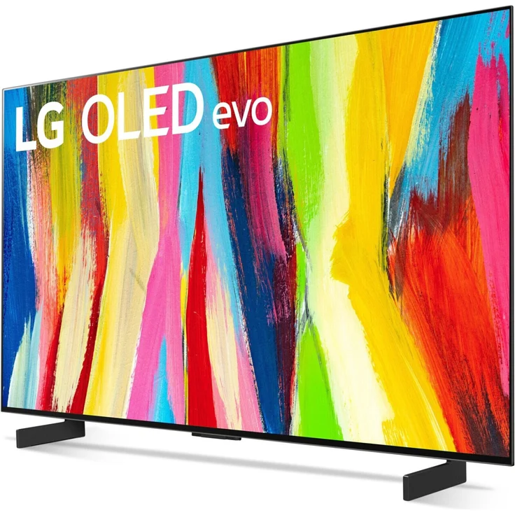 LG OLED42C27LA 106 cm (42 Zoll) OLED evo Smart TV (Ultra HD, Dolby Vision IQ, Dolby Vision, HDR10, HLG, OLED) Twin-HD-Triple-Tuner (Sat, Antenne, Kabel) Modelljahr 2022 Energieklasse G (DE-Modell) – Bild 4