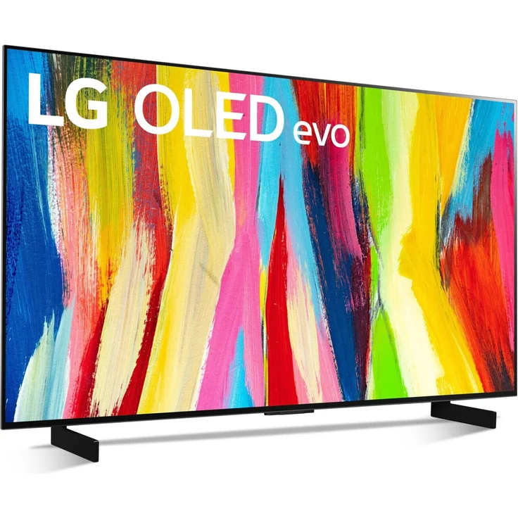 LG OLED42C27LA 106 cm (42 Zoll) OLED evo Smart TV (Ultra HD, Dolby Vision IQ, Dolby Vision, HDR10, HLG, OLED) Twin-HD-Triple-Tuner (Sat, Antenne, Kabel) Modelljahr 2022 Energieklasse G (DE-Modell) – Bild 3
