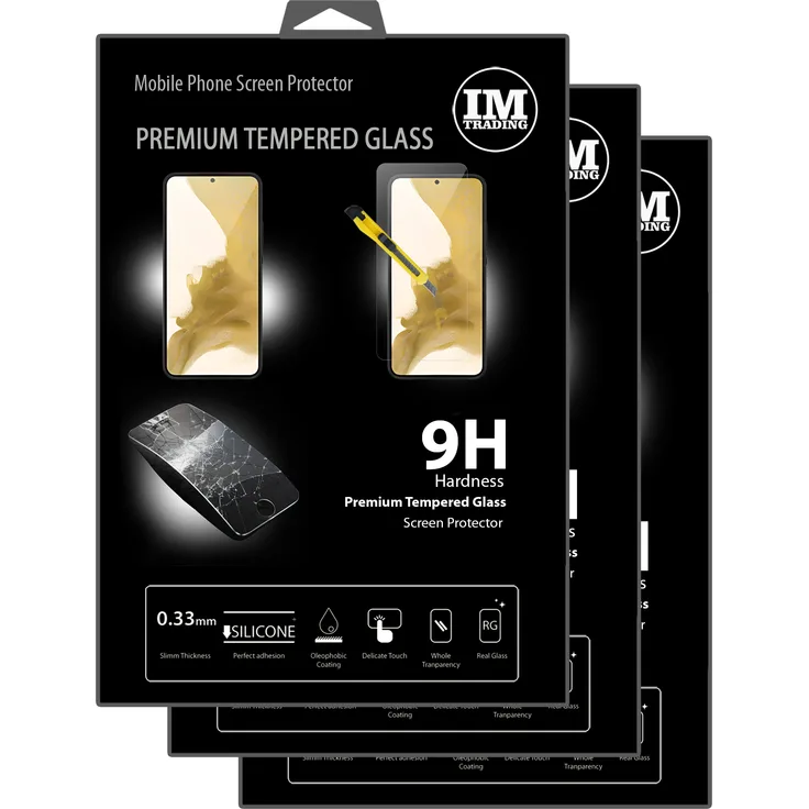 cofi1453 3x Panzer Schutz Glas 9H Tempered Glass Display Schutz Folie Display Glas Screen Protector kompatibel mit SAMSUNG GALAXY S22 (SM-S901B)