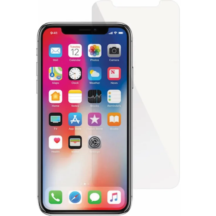 Macally Hartglas-Displayschutz für Apple iPhone X/Xs/11 Pro