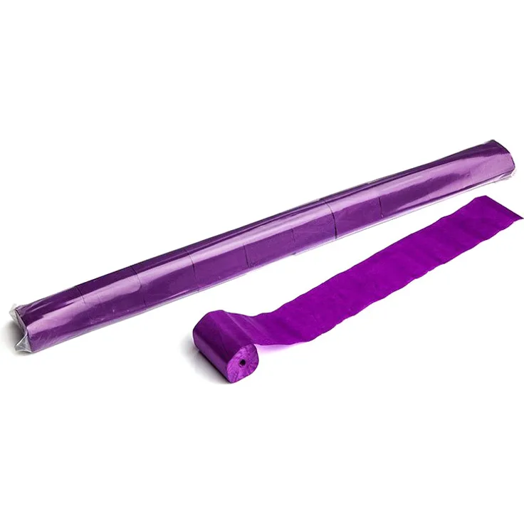 Magic FX Stadium Streamer 20m x 5cm - Lila
