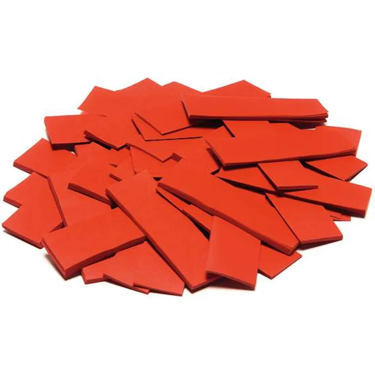 TCM FX Slowfall Konfetti rechteckig 55x18mm, rot, 1kg
