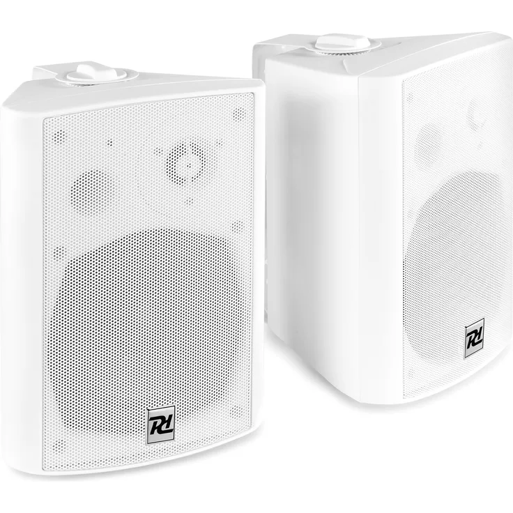 Power Dynamics DS65MW Aktiv-Lautsprecher-Set mit Multimedia-Player 6,5-'-' 125W Weiß
