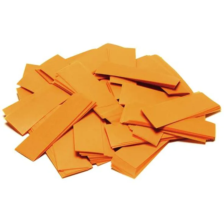 TCM FX Slowfall Konfetti rechteckig 55x18mm, orange, 1kg