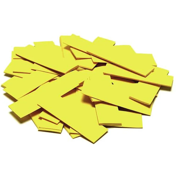 TCM FX Slowfall Konfetti rechteckig 55x18mm, gelb, 1kg
