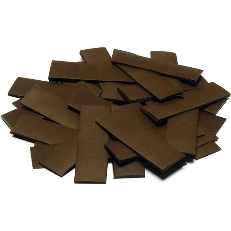 TCM FX Slowfall Konfetti rechteckig 55x18mm, braun, 1kg