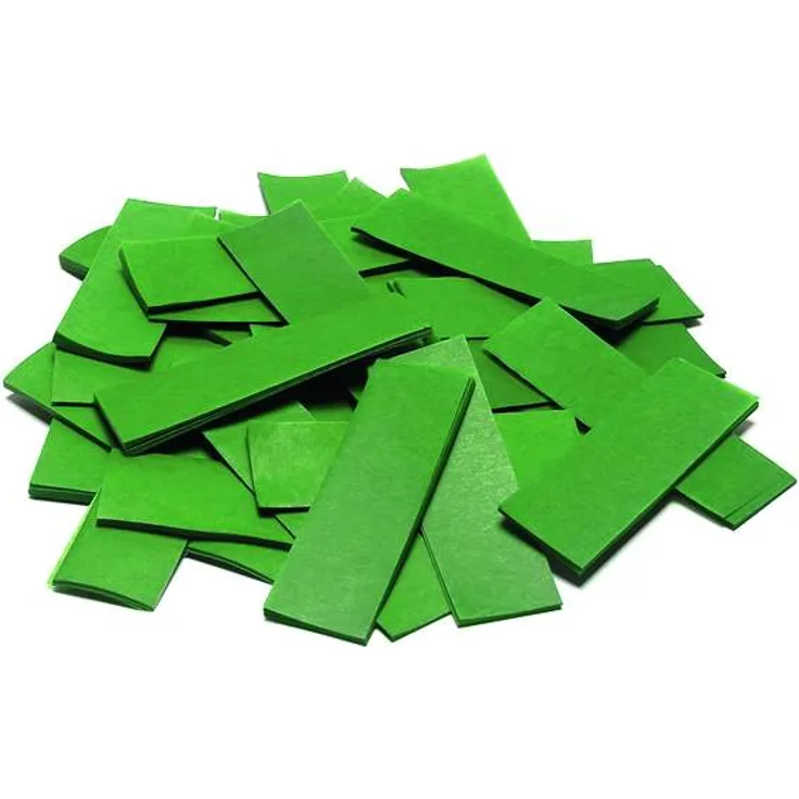 TCM FX Slowfall Konfetti rechteckig 55x18mm, dunkelgrün, 1kg
