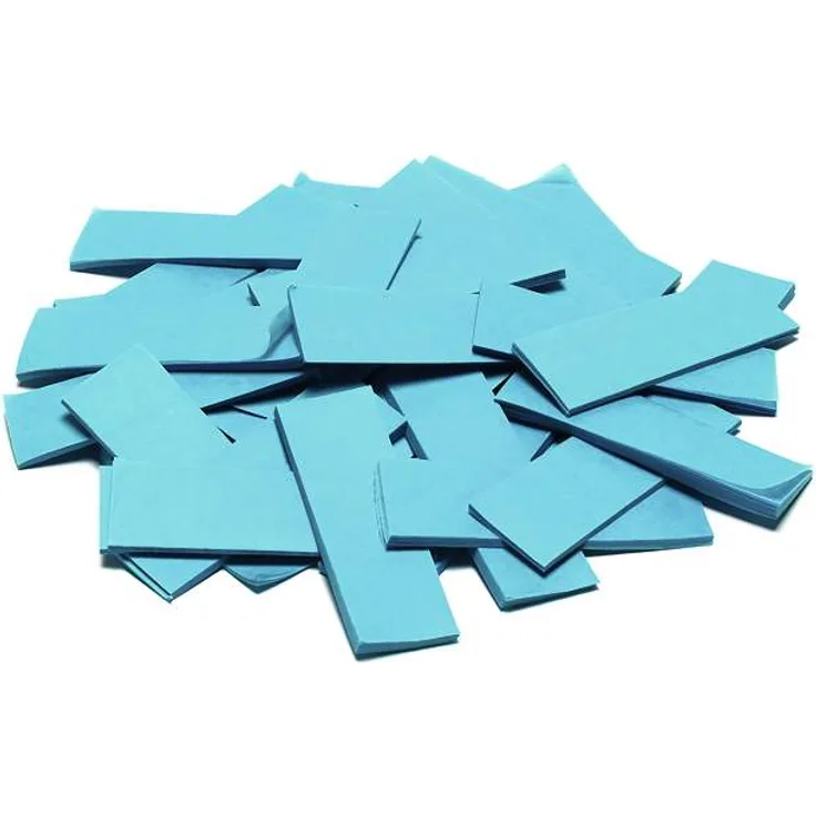 TCM FX Slowfall Konfetti rechteckig 55x18mm, hellblau, 1kg