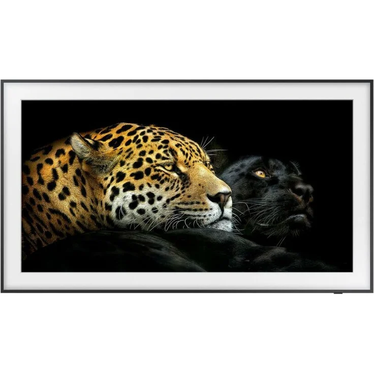 Samsung QE65LS03AAUXXN The Frame (2021) 163 cm (65 Zoll) QLED Smart TV (Ultra HD, HDR) HD-Triple-Tuner (Sat, Antenne, Kabel) Modelljahr 2021 Energieklasse G (EU-Modell) – Bild 1
