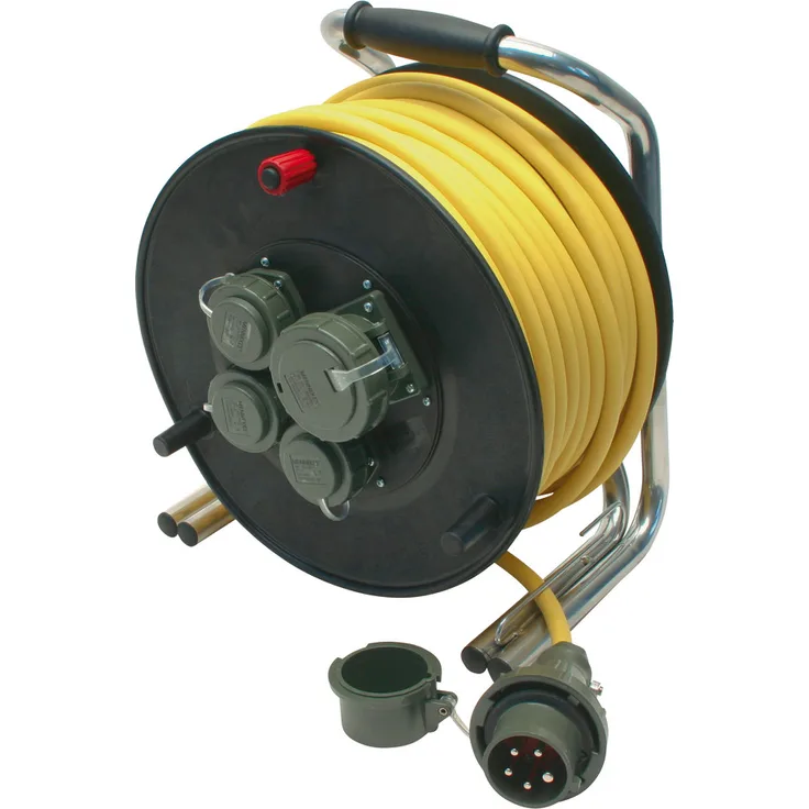 Dönges Leitungsroller Feuerwehr, DIN 14680, 230 V-400 V, 16 A