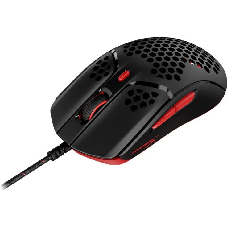 HyperX Pulsefire Haste schwarz/rot, USB (4P5E3AA) – Bild 2