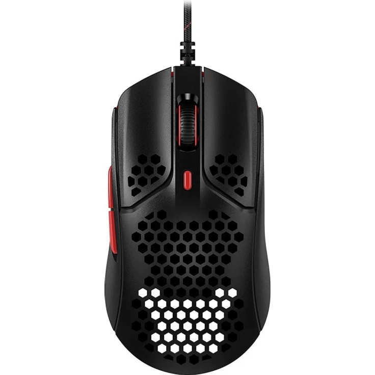 HyperX Pulsefire Haste schwarz/rot, USB (4P5E3AA) – Bild 3