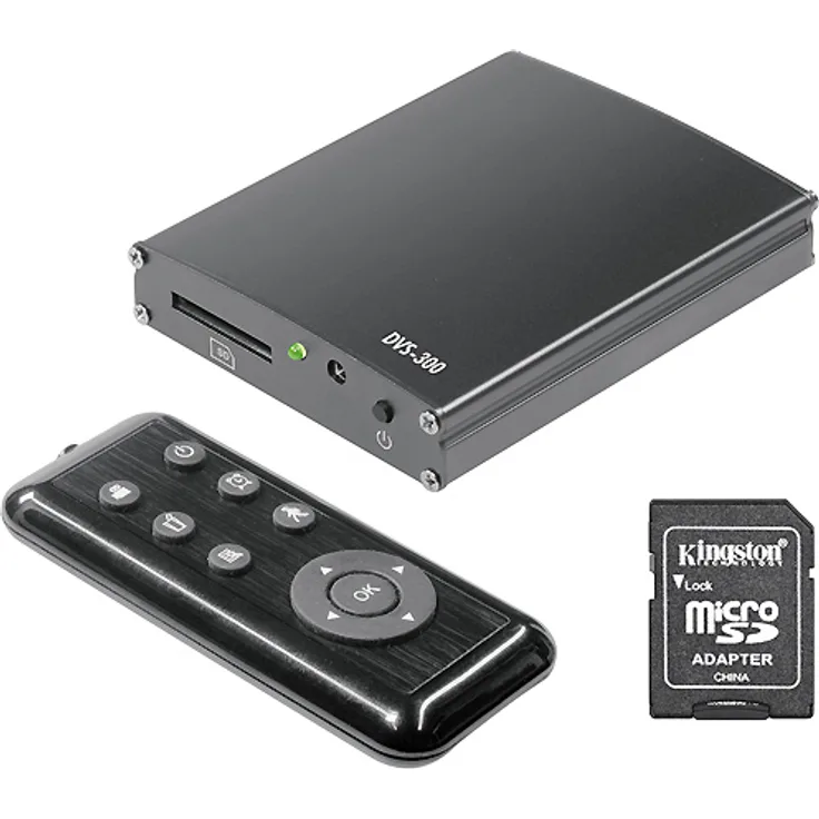 INDEXA DVS300 Digitaler Videospeicher, speichert Video und Ton auf SD-Karte, für Überwachungskameras, VGA 25 B/s