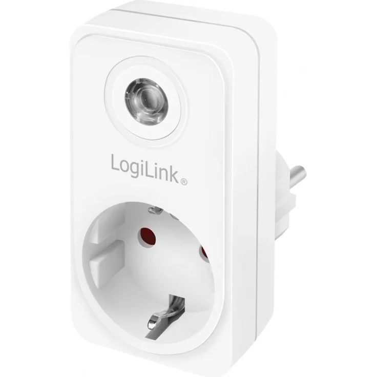 LogiLink Adapterstecker mit Dämmerungssensor, weiß
