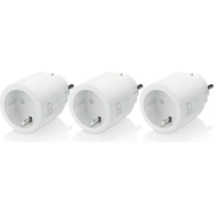 Deltaco Smarte Schuko-Steckdose, 3er Pack (SH-P01-3P)