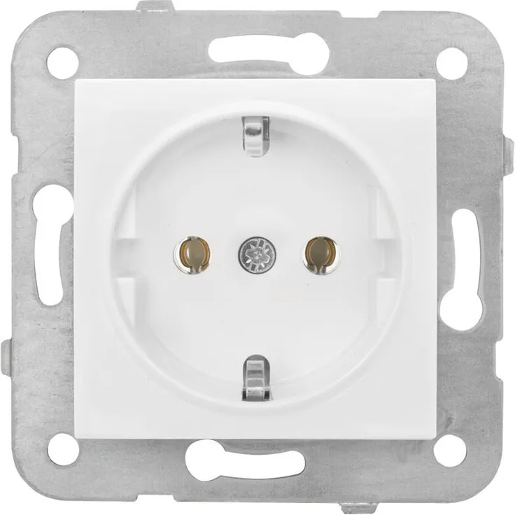 Steckdoseneinsatz, Kombi, PANASONIC Meridian reinweiß