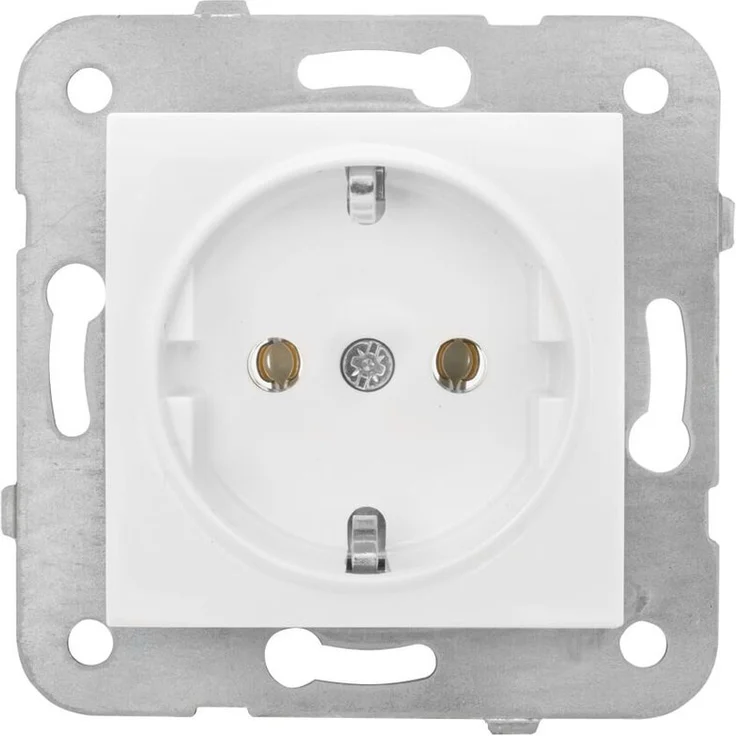 Steckdoseneinsatz, Kombi, PANASONIC Meridian reinweiß