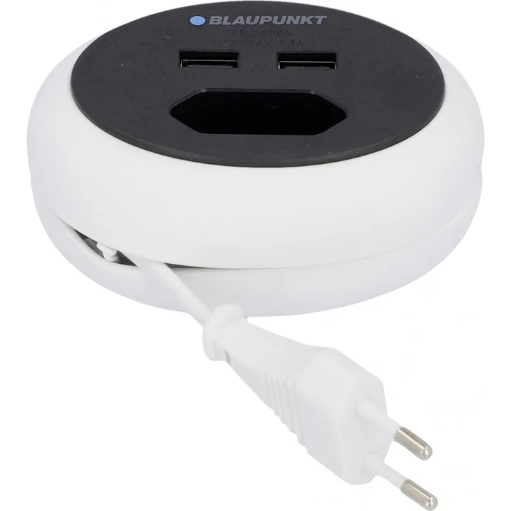 Blaupunkt Steckdosenleiste 1-fach und 2 -USB mini