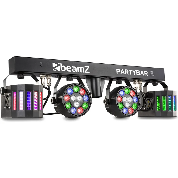 beamZ PartyBar2 mit 2x PAR + 2x Derby