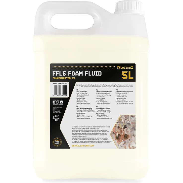 beamZ FFL5 Schaumstoff-Fluid 5L Konzentriert