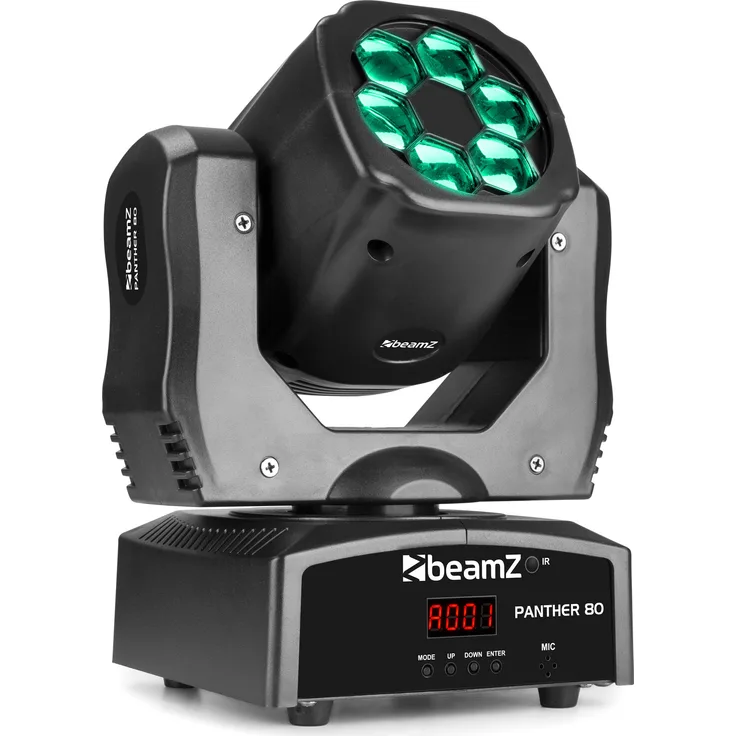 beamZ Panther 80 LED Moving Head mit drehbaren Linsen