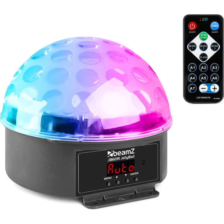 beamZ JB60R Jelly Ball DMX LED 6 Farben