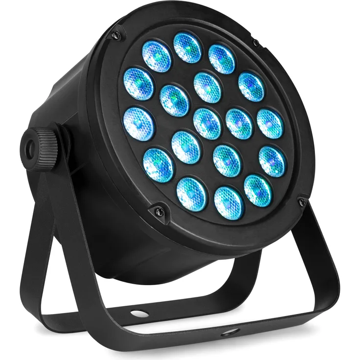 beamZ SlimPAR45 18x 3W 3-in-1 RGB LEDs DMX