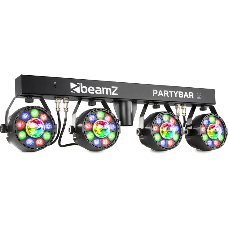 beamZ PartyBar3 4x Par mit Magic Ball