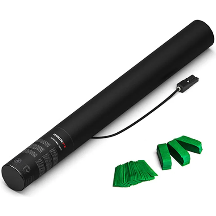 Magic FX Elektrische Konfettikanone 50cm - Dunkelgrün